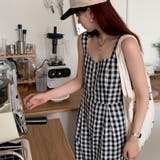 【SHOPLIST限定】程よいシルエットのチェック柄オールインワン | 17kg | 詳細画像18 