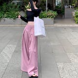 【SHOPLIST限定】洗練されたドレープが良いハイウエストボトムス | 17kg | 詳細画像11