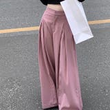 【SHOPLIST限定】洗練されたドレープが良いハイウエストボトムス | 17kg | 詳細画像12