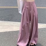 【SHOPLIST限定】洗練されたドレープが良いハイウエストボトムス | 17kg | 詳細画像14