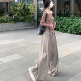 【SHOPLIST限定】洗練されたドレープが良いハイウエストボトムス | 17kg | 詳細画像18