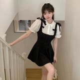 【SHOPLIST限定】プレッピーパフスリーブシャツ＆スリングワンピース | 17kg | 詳細画像11 