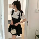 【SHOPLIST限定】プレッピーパフスリーブシャツ＆スリングワンピース | 17kg | 詳細画像5 
