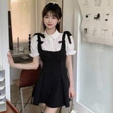 【SHOPLIST限定】プレッピーパフスリーブシャツ＆スリングワンピース | 17kg | 詳細画像6 