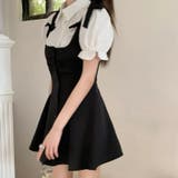 【SHOPLIST限定】プレッピーパフスリーブシャツ＆スリングワンピース | 17kg | 詳細画像7 