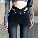 【SHOPLIST限定】ヴァンテージレトロハイウエストデニムフレアパンツ | 17kg | 詳細画像7