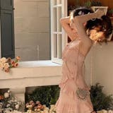 【SHOPLIST限定】甘い雰囲気で不規則デザイン感スリングワンピース | 17kg | 詳細画像4 