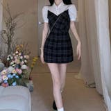 【SHOPLIST限定】シャツカラーパネルフェイクツーピースワンピース | 17kg | 詳細画像2
