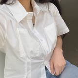 【SHOPLIST限定】ミニマリズムクロップドウエストデザイン感ポロシャツ | 17kg | 詳細画像2 