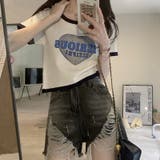 【SHOPLIST限定】ミニマリズムバイカラーカジュアルTシャツ | 17kg | 詳細画像2 