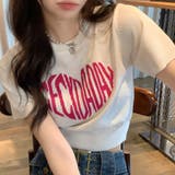 【SHOPLIST限定】ヴァンテージ英字ハートウェストTシャツ | 17kg | 詳細画像13 