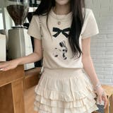 【SHOPLIST限定】ラウンドネックリボン＆うさぎロゴTシャツ | 17kg | 詳細画像15 