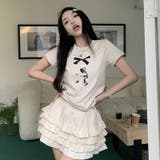 【SHOPLIST限定】ラウンドネックリボン＆うさぎロゴTシャツ | 17kg | 詳細画像6 