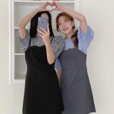【SHOPLIST限定】韓国風パフスリーブシャツ＆キャミワンピース セット | 17kg | 詳細画像11 