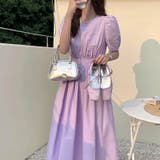 【SHOPLIST限定】韓国風ミニマリズムウェストデザインワンピース | 17kg | 詳細画像16 