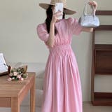 【SHOPLIST限定】韓国風ミニマリズムウェストデザインワンピース | 17kg | 詳細画像24 