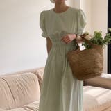【SHOPLIST限定】韓国風ミニマリズムウェストデザインワンピース | 17kg | 詳細画像5 