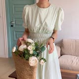 【SHOPLIST限定】韓国風ミニマリズムウェストデザインワンピース | 17kg | 詳細画像6 