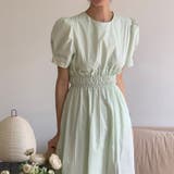 【SHOPLIST限定】韓国風ミニマリズムウェストデザインワンピース | 17kg | 詳細画像8 