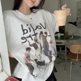 【SHOPLIST限定】ヴァンテージレトロ英字プリントコットンTシャツ | 17kg | 詳細画像10 