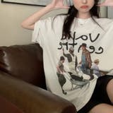 【SHOPLIST限定】ヴァンテージレトロ英字プリントコットンTシャツ | 17kg | 詳細画像4 