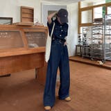 独特なヴィンテージ感を演出。半袖シャツとワイドレッグのデニム セットアップ | 17kg | 詳細画像17