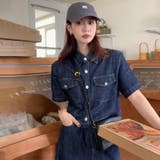 独特なヴィンテージ感を演出。半袖シャツとワイドレッグのデニム セットアップ | 17kg | 詳細画像20
