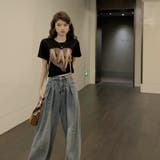 【SHOPLIST限定】デザイン感ハート柄リボンバーサタイルTシャツ | 17kg | 詳細画像21 