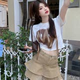 【SHOPLIST限定】デザイン感ハート柄リボンバーサタイルTシャツ | 17kg | 詳細画像4 