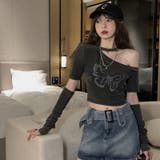 【SHOPLIST限定】バタフライヴァンテージ蝶々プリントスリーブ付きTシャツ | 17kg | 詳細画像10 