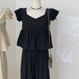 フライングスリーブブラウス＆ハイウエストワイドパンツ セットアップ | 17kg | 詳細画像10 