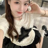 【SHOPLIST限定】レトロ星柄デザイン感バーサタイルTシャツ | 17kg | 詳細画像10 