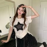 【SHOPLIST限定】レトロ星柄デザイン感バーサタイルTシャツ | 17kg | 詳細画像15 