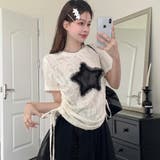 【SHOPLIST限定】レトロ星柄デザイン感バーサタイルTシャツ | 17kg | 詳細画像4 