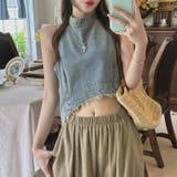 【SHOPLIST限定】ヴァンテージレトロタッセルウェストデニムノースリーブトッ… | 17kg | 詳細画像9 