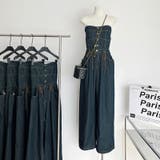 【SHOPLIST限定】カジュアルレトロオールインワンデニムワイドパンツ | 17kg | 詳細画像12