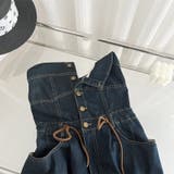 【SHOPLIST限定】カジュアルレトロオールインワンデニムワイドパンツ | 17kg | 詳細画像13