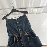 【SHOPLIST限定】カジュアルレトロオールインワンデニムワイドパンツ | 17kg | 詳細画像7