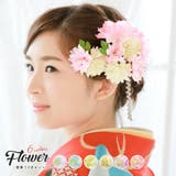 髪飾り 2点セット ピンク | SOUBIEN | 詳細画像1 