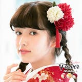 髪飾り 2点セット 赤 | SOUBIEN | 詳細画像1 