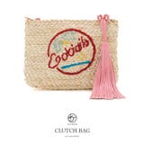 クラッチバック ベージュ 赤 | SOUBIEN | 詳細画像1