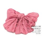 兵児帯 浴衣用 夏着物用 ピンク ラメ 膨れ織り 浴衣帯 日本製 | SOUBIEN | 詳細画像1 