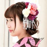 髪飾り 紫 ピンク | SOUBIEN | 詳細画像1 