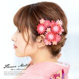 つまみ細工髪飾り 2点セット 簪(かんざし) | SOUBIEN | 詳細画像1