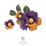 髪飾り ２点セット 紫系 | SOUBIEN | 詳細画像3 