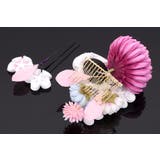 髪飾り 2点セット 赤紫系 | SOUBIEN | 詳細画像6 