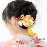 髪飾り ３点セット 橙色 | SOUBIEN | 詳細画像1 