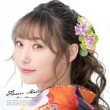 髪飾り つまみ細工 薄緑 | SOUBIEN | 詳細画像1 