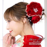 髪飾り2点セット 赤 レッド | SOUBIEN | 詳細画像1 