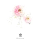 髪飾り2点セット 白 ホワイト | SOUBIEN | 詳細画像3